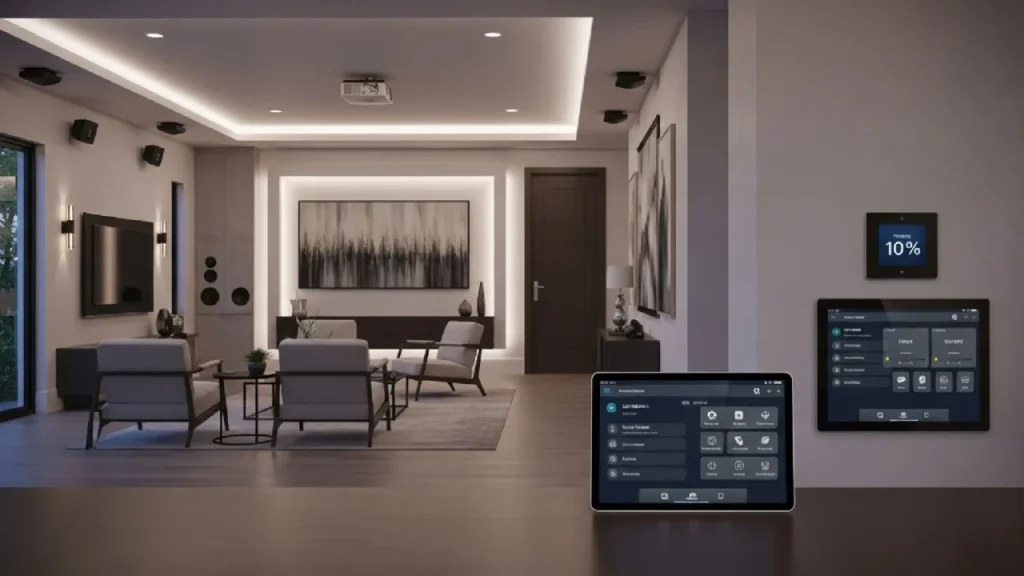 Smart home automation control in an Alexandria, VA residence
