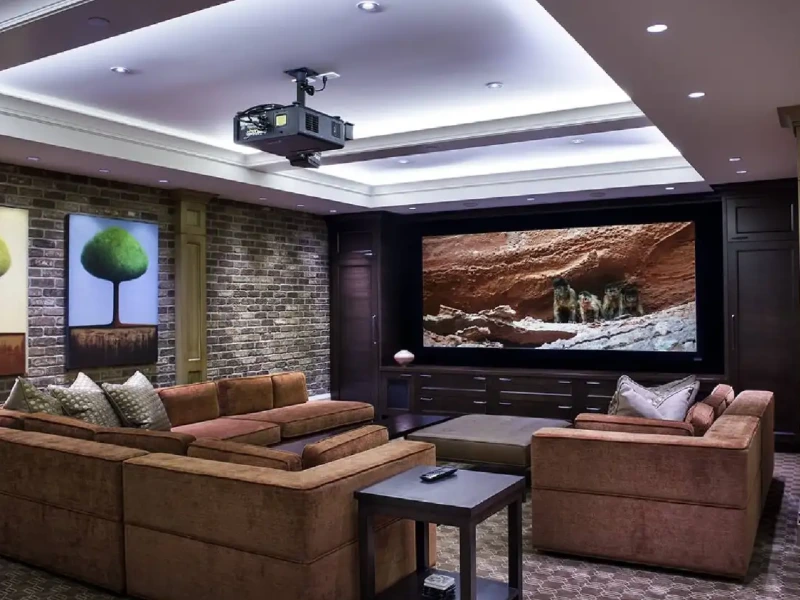 Home theater and media room in Fort Washington, MD