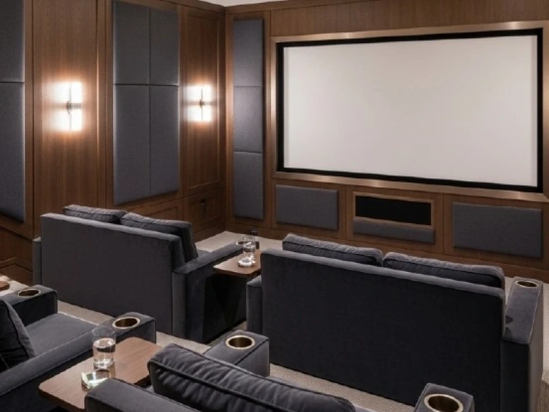 Custom Luxury Private Home Theater Designfor Refined Spaces 01 - Transcend Home Theater project photo