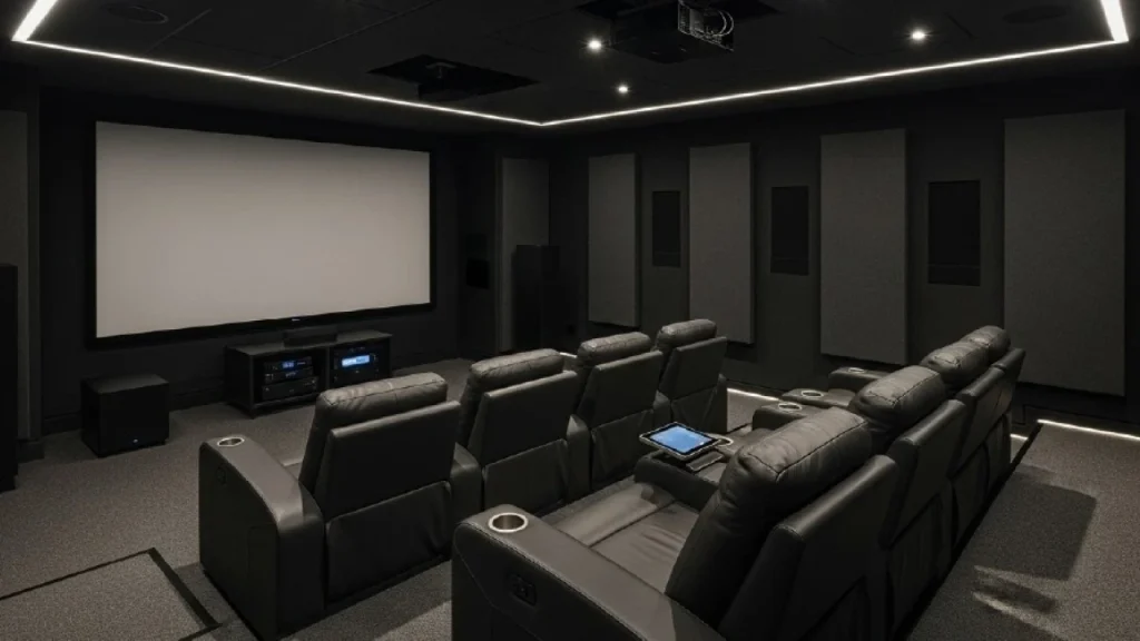Construction Builtfor Performanceand Reliability 01 - Transcend Home Theater project photo