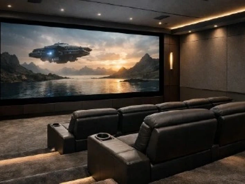 Technologyand Systems Integratedatthe Core 01 - Transcend Home Theater project photo