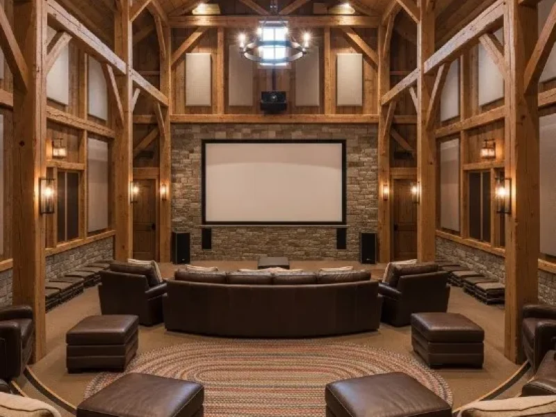 Custom Barn Home Theater Design Builtfor Large Scale Spaces 01 - Transcend Home Theater project photo
