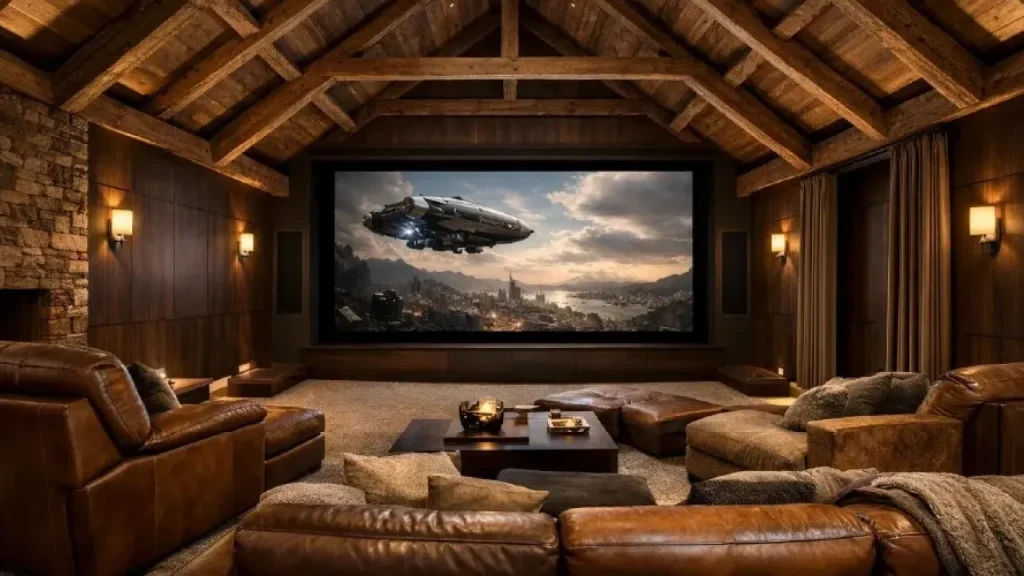 Structural Reinforcementand Conversion Construction 01 - Transcend Home Theater project photo
