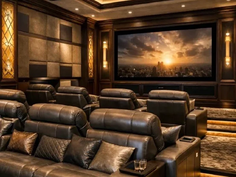 Custom Luxury Themed Theater Design Built Around Your Vision 01 - Transcend Home Theater project photo