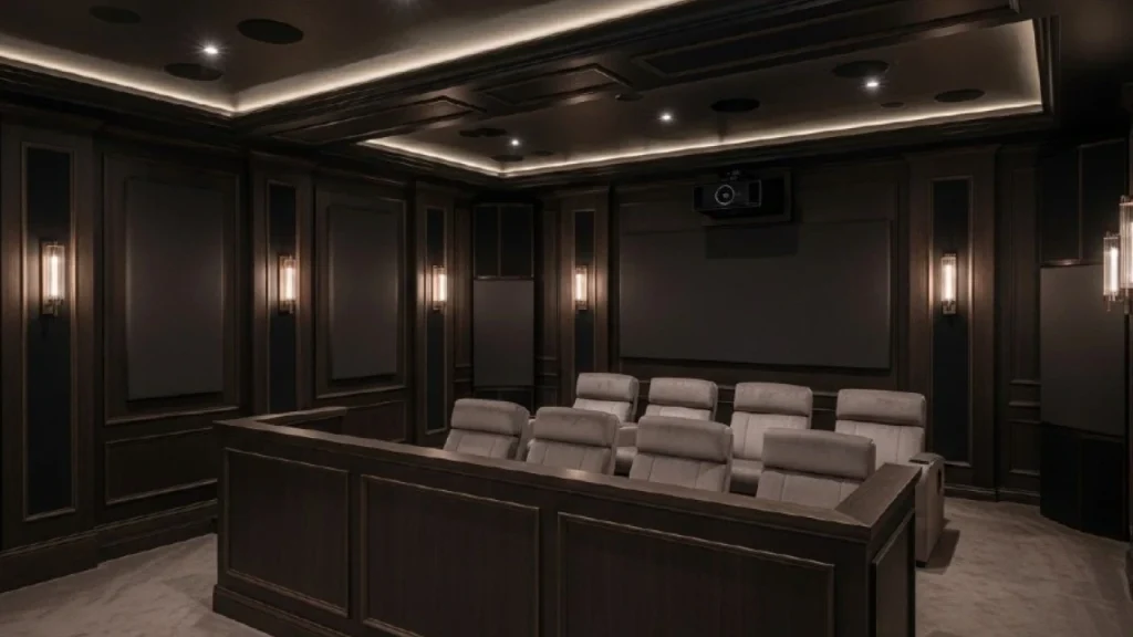 Acoustically Engineered Roomsfor True Cinematic Sound 01 - Transcend Home Theater project photo