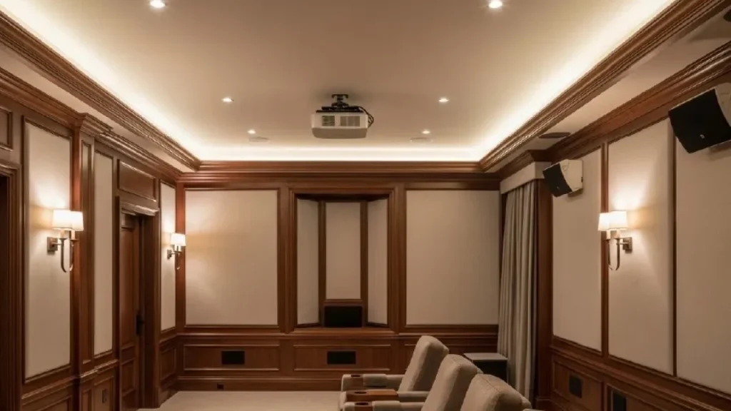Acoustic Treatments Designedfor Classic Interiors 01 1 - Transcend Home Theater project photo