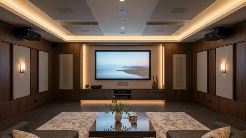 Soundand Acoustics Designedfor Shared Spaces 01 - Transcend Home Theater project photo