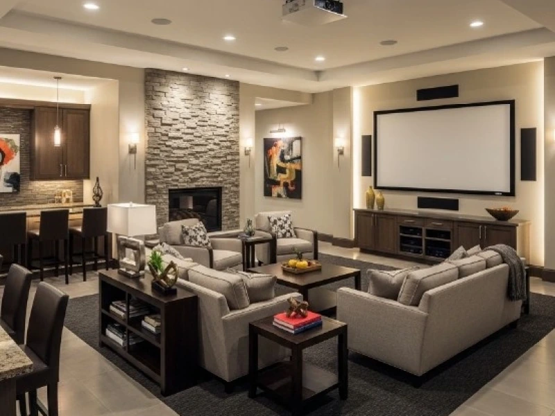Custom Entertainment Room Design That Fits Your Lifestyle 01 - Transcend Home Theater project photo