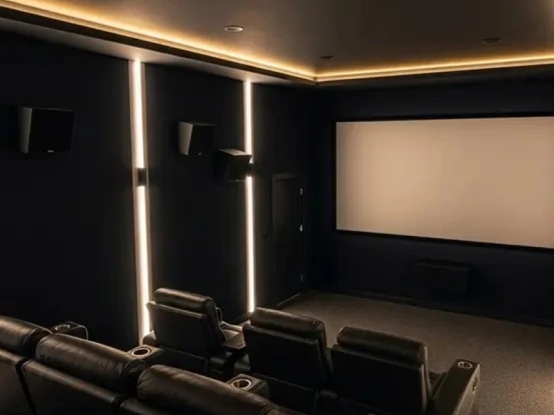 Where Entertainment Is Completely Immersive - Transcend Home Theater project photo