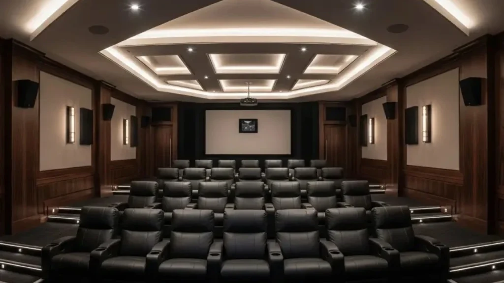 Acoustics Engineeredfor True Cinema Sound - Transcend Home Theater project photo