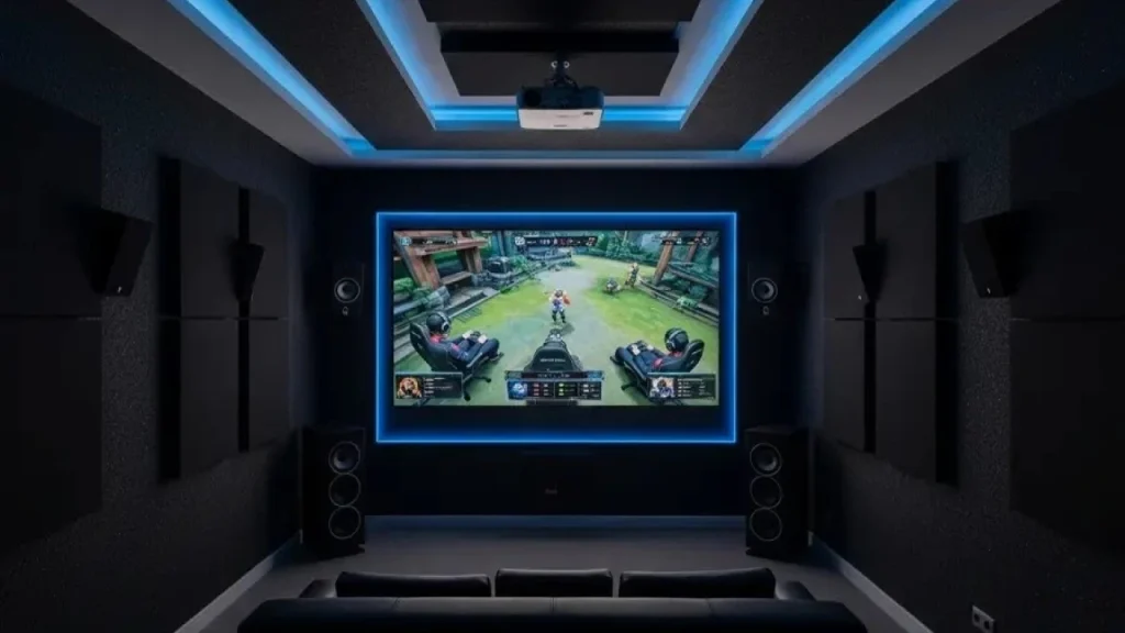 Audioand Acoustics Tunedfor Gameplay - Transcend Home Theater project photo