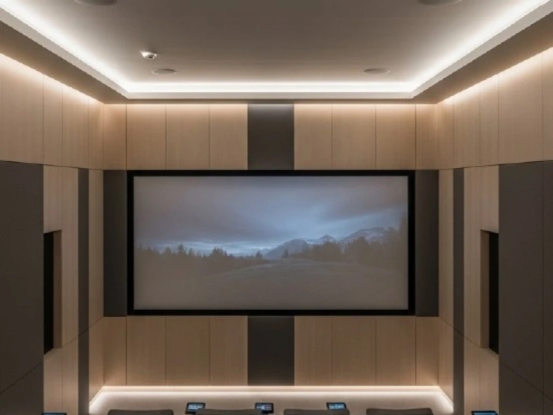 Custom Contemporary Home Theater Design That Fits Your Home 01 - Transcend Home Theater project photo