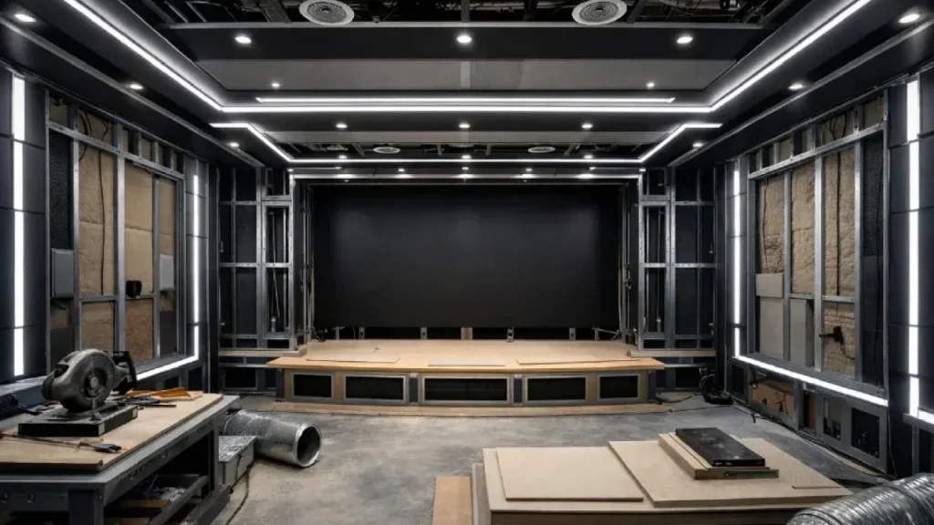 Construction Designedfor Futuristic Performance - Transcend Home Theater project photo