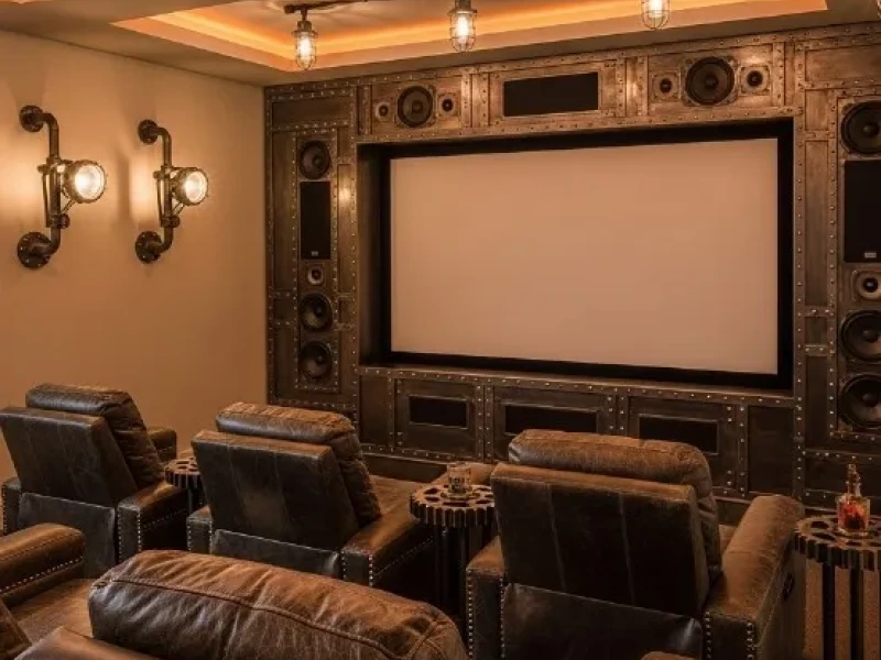 Custom Themed Theater Design That Fits Your Vision 01 - Transcend Home Theater project photo
