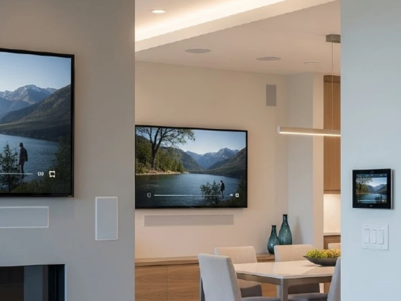Structured Audio and Video Throughout the Home 01 - Transcend Home Theater project photo