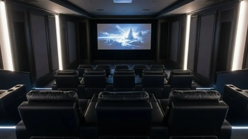 Motorized Shades That Respondto How You Live - Transcend Home Theater project photo