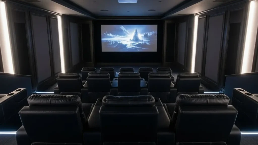 Motorized Shades That Respond to How You Live - Transcend Home Theater project photo