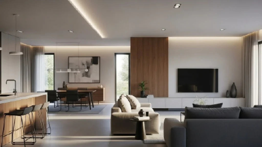 Upgrade To the Latest Lighting Trends 01 - Transcend Home Theater project photo