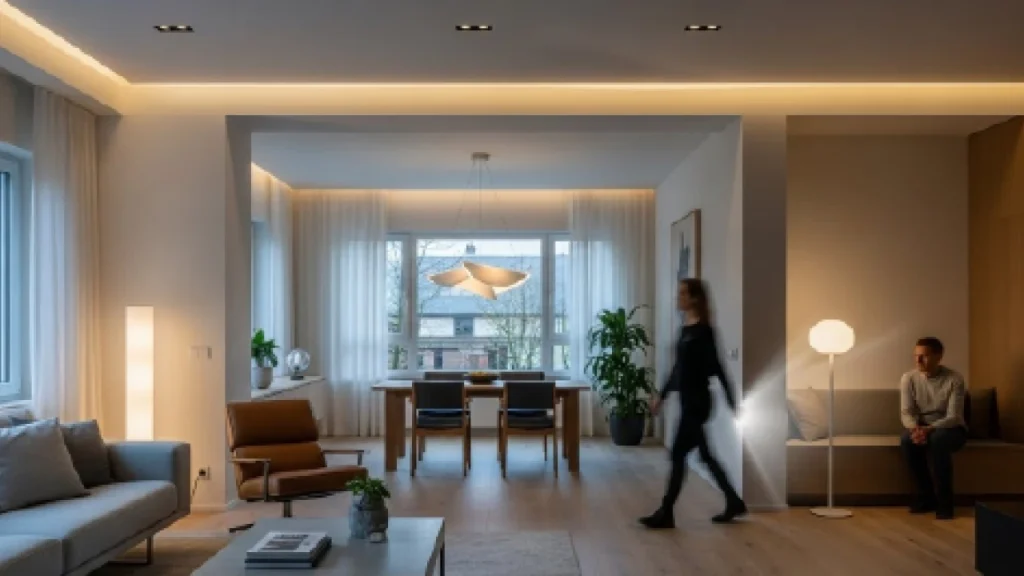 Let Lighting Adjust on Its Own 01 - Transcend Home Theater project photo